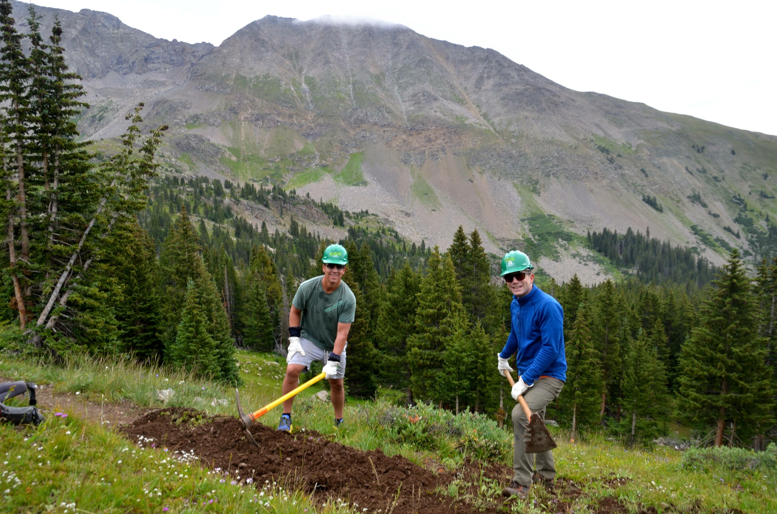 Collegiate Peaks Wilderness, Gunnison County. Jeff Miller and Dave Marston. Photo by Matt Smith.