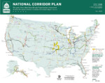 The USBRS added 4 new routes in 2024 (in yellow).