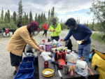 Sharing group kitchen with mosquitoes. Photo by Julie Melini